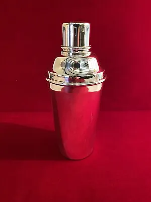 £85 • Buy Vintage Art Deco Silver Plated Cocktail Shaker By P H Vogel - Home Bar / Martini