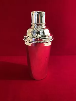 £85 • Buy Vintage Art Deco Silver Plated Cocktail Shaker By P H Vogel - Home Bar / Martini