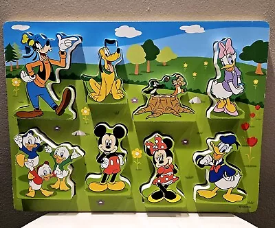 Melissa & Doug Disney Mickey Mouse & Friends Wooden Chunky Puzzle 2+ • $9.99