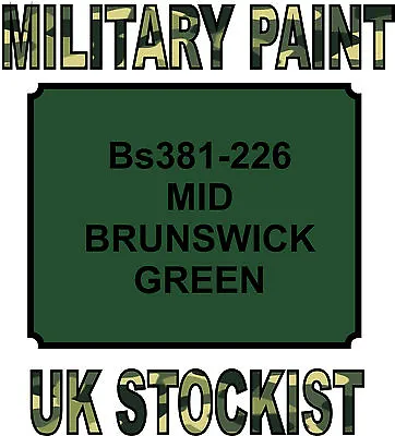 Mid Brunswick Green Military Paint Metal Steel Heat Resistant Engine  Vehicle  • £14.99