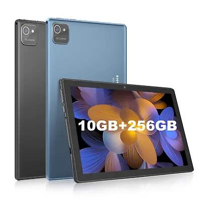 Tablet 10 Inch Android 12 Tablet 10GB+256GB Quad-Core Tablet FHD Display Tablet • $83.68