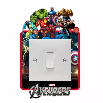 £2.49 • Buy Avengers Marvel Light Switch Surround Sticker Decal Kids Boys Girls Bedroom