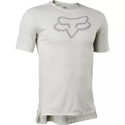 Fox Flexair Ascent Short Sleeve Jersey - Vintage White • $55