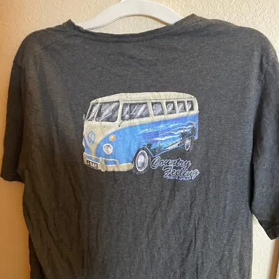 Gray Vw Bus Country Feeling Tee Shirt Original Size Xxl • $19