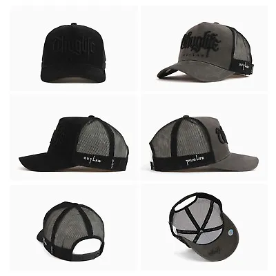 Unisex Mens Womens Flipper Thug Life Out Law Baseball Cap D Mesh Trucker Hats • $41.23