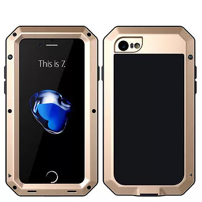 Waterproof Shockproof Aluminum Gorilla Metal Case Cover IPhone SE X 6S 7 8 Plus • $17.99