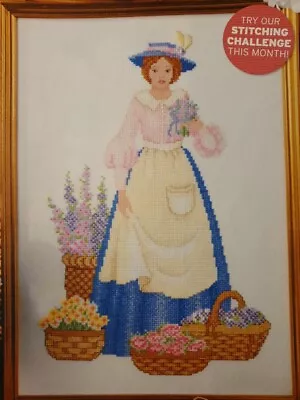 Cross Stitch Chart (From Magazine) - Edwardian Flower Girl • £2