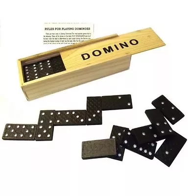 £2.99 • Buy Dominoes Set Wooden Toy Children's Celebrations Party Bag Loot Fillers Uk Slr