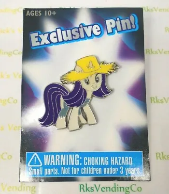 My Little Pony MLP Rarity Exclusive Enamel Pin • $6.99