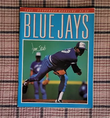 Vintage 1985 Toronto Blue Jays Program Scoreboard Magazine * Dave Stieb • $14.52
