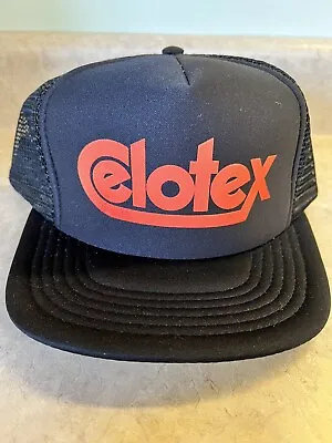 Vintage Snapback Trucker Hat CELOTEX Cap Mesh By Designer Award • $10