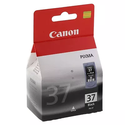 Canon PG-37 Black Original Ink Cartridge For Pixma MP220 IP1800 • £15.99