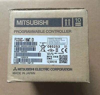 New In Box Mitsubishi FX3UC-16MT/D PLC • $320.98