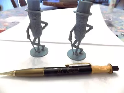 Vintage Mr. Peanut Memorabilia Salt/pepper Shakers Mechanical Pencil • $30