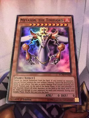 Yugioh! Metaion The Timelord LC5D-EN228 Super Rare 1st Edition NM/M • $1.48