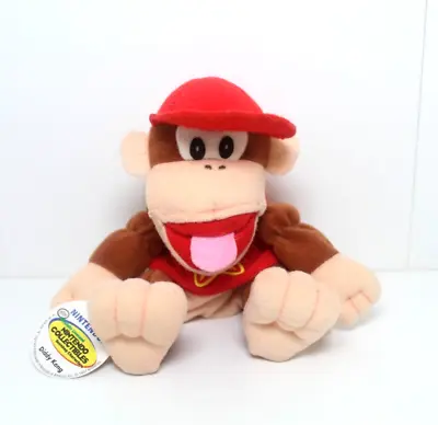 Vintage Nintendo 64 Diddy Kong Bean Bag Plush + Hang Tag (BD&A 1997) • $17.99