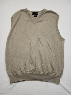 Croft & Barrow Mens Sweater Vest XXL Beige  Great Condition 2XL • $21.78
