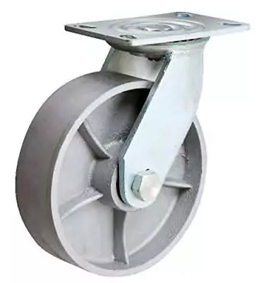 8  Heavy Duty Swivel Caster - 8  Semi Steel Cast Iron Wheel - Brand - 1250 L... • $49.77