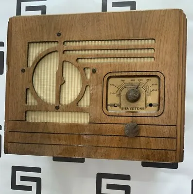 1930s Antique Wood Silvertone Vintage Tube Radio Tuning Dial 4630 4631 Farm • $149.99
