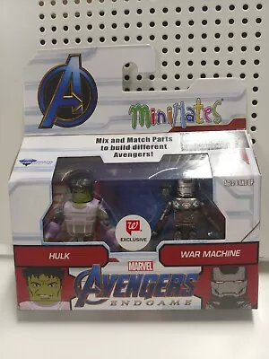Minimates Hulk War Machine Avengers Endgame New Marvel MCU Walgreens Exclusive • $19