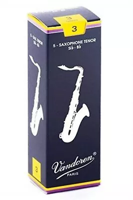 Vandoren Tenor Sax Traditional Reeds Strength 3 5-pack • $27.27