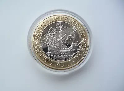 2011 Royal Mint Mary Rose PROOF £2 Two Pounds Coin In Capsule From Annual Set • £18.95