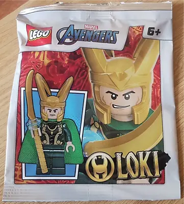 LEGO - Marvel Avengers - Loki - MiniFigure Set -  242211 - New & Sealed - Sh644 • £6.99