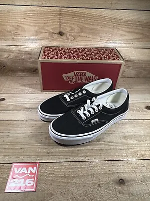 Vans ERA Black/White Classic Canvas  Shoes: Sizes 7.5-13 • $64.95