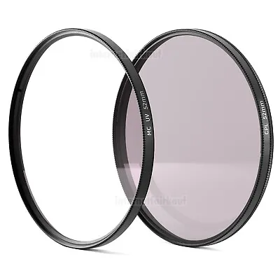 Set UV + Pole Filter Fits Panasonic Lumix FZ300 • £19.86