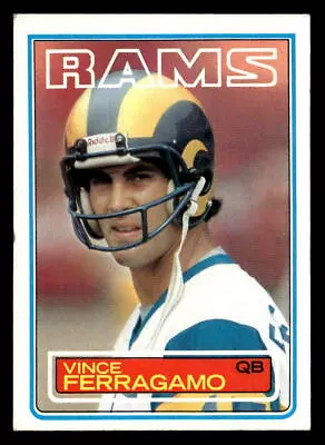 Vince Ferragamo 1983 Topps Card #90 Los Angeles Rams • $0.99