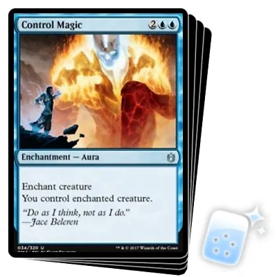 CONTROL MAGIC X4 Commander Anthology Magic MTG MINT CARD • $3.59