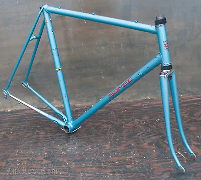 Vintage 56cm SOMEC Special RoadBike FRAME FORK Columbus Steel Bicycle Campagnolo • $920