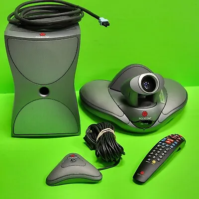 BARELY USED - Polycom VSX 7000 NTCS Conference Camera/Speaker/Mic/Remote/Cables • $39.95