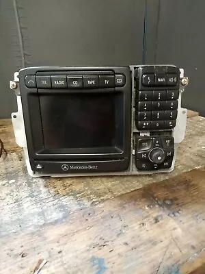 00-02 Mercedes W215 W220 COMMAND HEAD UNIT RADIO NAVIGATION A2208207126 • $93.32