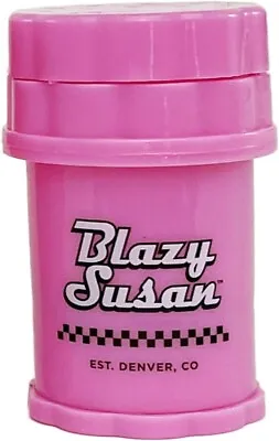 BLazy Susan Mini 4-Piece Herb Saver Grinder (Pink) • $12.99