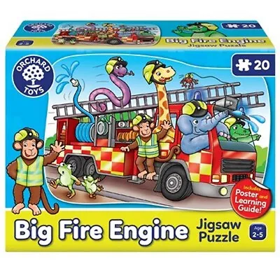 £11.14 • Buy Orchard Big Fire Engine Jigsaw New 2022