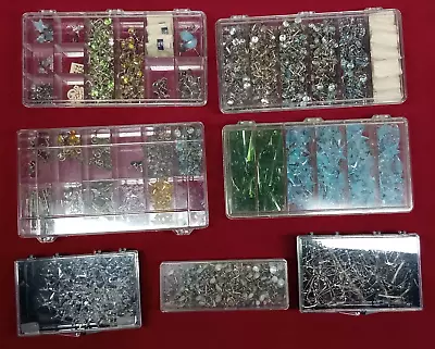 Vintage Lot Of Glass & Silver Jewelry Inventory Made In Japan • $25