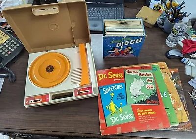 Disneyland Vinyl Record Collection Plus Fischer Price Record Player • $9.99