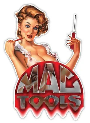 MAC Tools Girl Sticker Decal 4  X 5  • $3.95