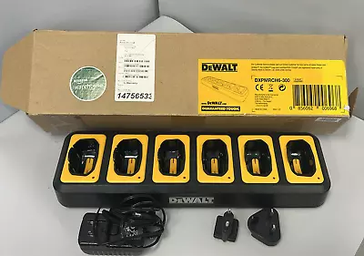 DEWALT 6-Port Charger Walkie Talkie Two-Way Radios - DXPMRCH6-300 • £45.99