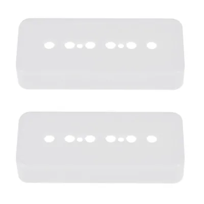 P90 Soapbar Bass Pickup Cover 50mm 52mm Spacing White Pack Of 2 • $4.54