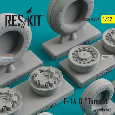 RESRS320007 1:32 ResKit Grumman F-14D Tomcat Wheels Set • $22.04