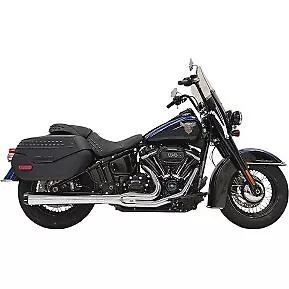 Bassani Chrome 24  Long Road Rage 2:1 Exhaust System For 18-20 Heritage & Deluxe • $1039.95