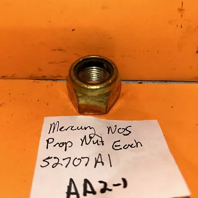 Mercury Prop Nut Part # 52707A1  New Old Stock Fits Many Different Models AA-2-1 • $2.09