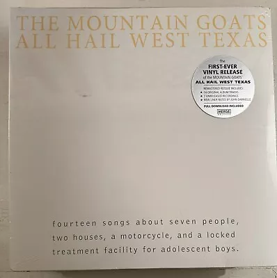 The Mountain Goats – All Hail West Texas - Vinyl Lp New - A17 • $26.25