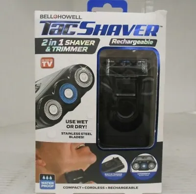 Bell + Howell Tac Shaver Mustache And Beard Rotary Shaver With Pop-Up Trimmer  • $21.99