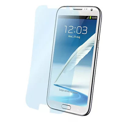 3x Matte Protective Foil Samsung Note 2 Anti Reflex Anti-glare Display Protector • $11.42