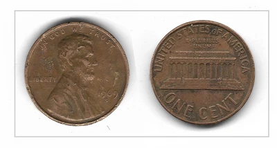 $1.60 • Buy 1969s Lincoln Penny No Mint Memorial Circulated Brown