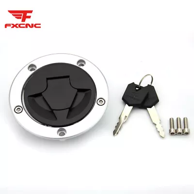 For Ninja Z1000 Z1000SX Z750R Z750 Gas Cap Tank Fuel Cover Oil Key Motorcycle • $26.58