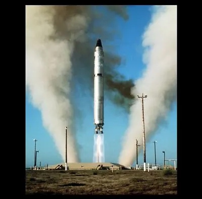 Titan II Nuclear Missile Launch PHOTO ICBM Atomic Weapon LGM-25C Launch Pad • $5.48